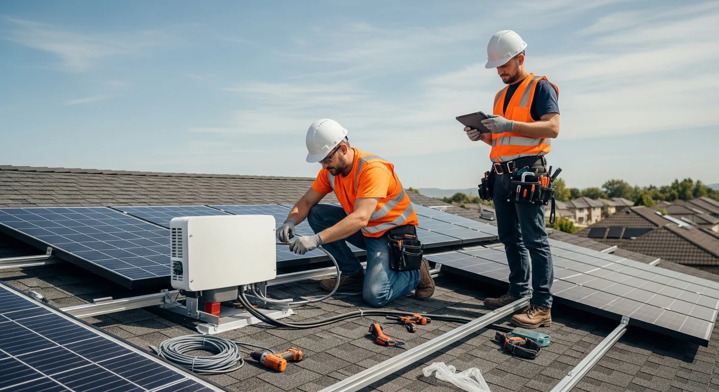 Professional solar panel installation services